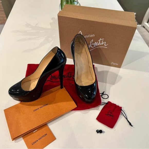 Christian Louboutin Bianca 140 Patent Calf Shoes size 38 - Picture 6 of 10
